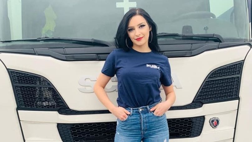 Cea mai sexy şoferiţă de camion din România: Nu mă văd făcând altceva