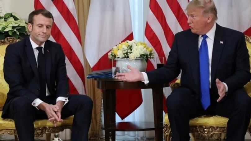 Gafa președintelui Trump: Îmi place mult prim-ministrul Macron