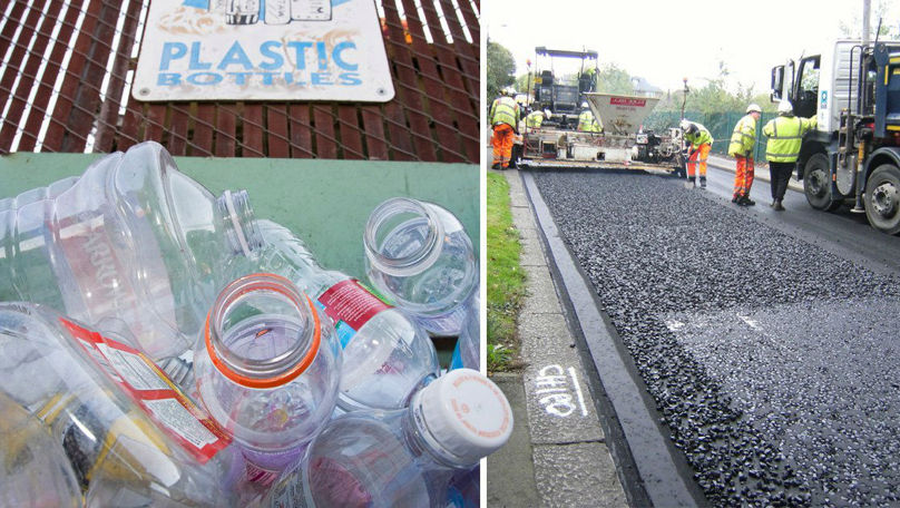 Plasticul a ajuns să fie folosit și pe drumurile din Republica Moldova
