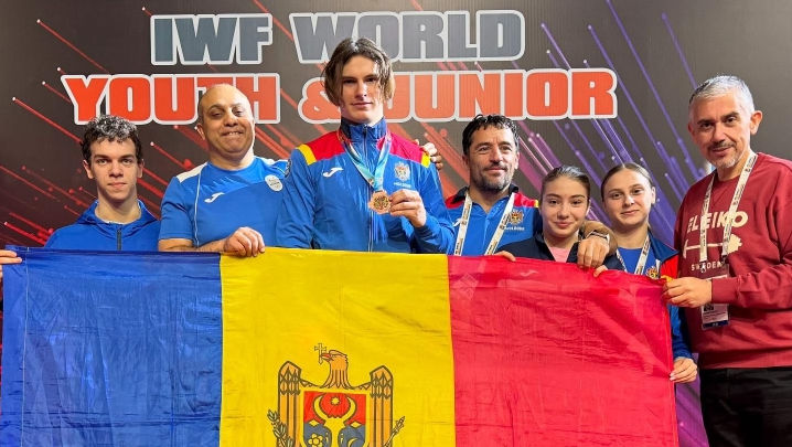 O nouă medalie pentru R. Moldova la Campionatul Mondial de Haltere