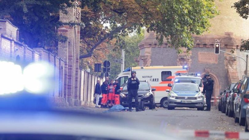 Atac armat la o sinagogă din Germania: 2 morți și mai mulți răniți