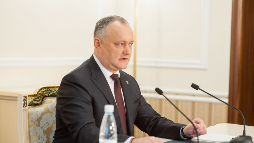 Dodon pledează pentru evitarea alegerilor parlamentare anticipate