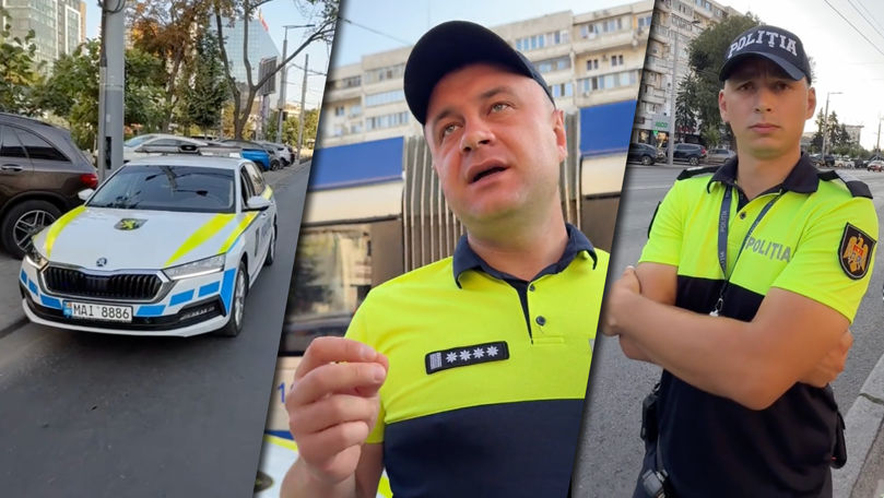 Tupeu fără margini: Cum vorbește un ucrainean cu polițiștii din Chișinău