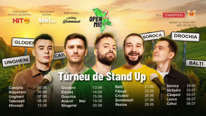 Standupovka: Open Mic în Țară revine! Detalii despre eveniment