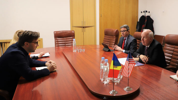 Relațiile comerciale bilaterale, discutate de Alaiba cu ambasadorul SUA