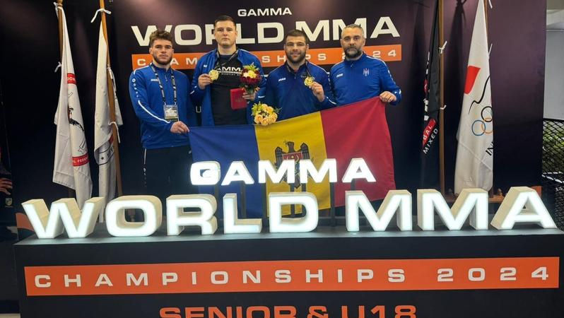 Doi luptători moldoveni, pe podium la Campionatul de Arte Marțiale Mixte