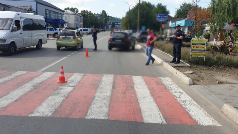 Un bărbat, accidentat pe o trecere de pietoni din Căușeni