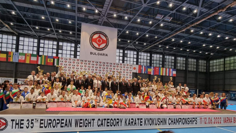 7 наград привезла сборная Молдовы с Чемпионата Европы по Каратэ Киокушинкай.