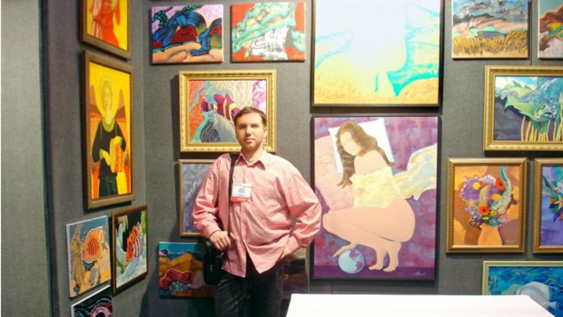 Pictorul plastic Adrian Moraru a participat la o expoziție în New York