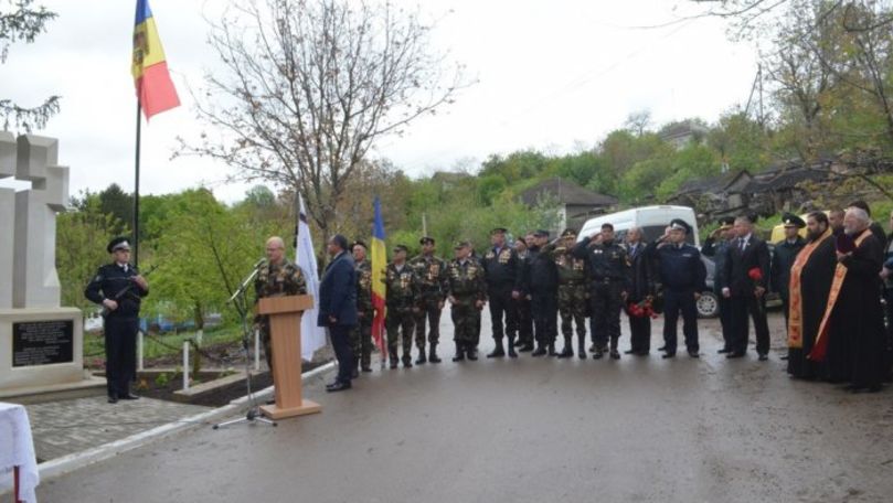 Monumentul unui erou al războiului de la Nistru, dezvelit la Soroca