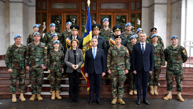 Militarii moldoveni, participanți la misiuni ONU, au primit distincții