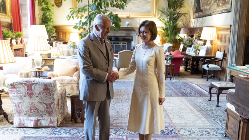 Maia Sandu a avut o întrevedere cu Regele Charles al III-lea