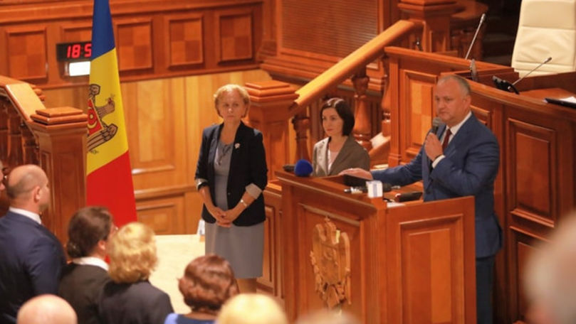 Membrii fracțiunii PSRM, la discuții în Parlament cu Maia Sandu