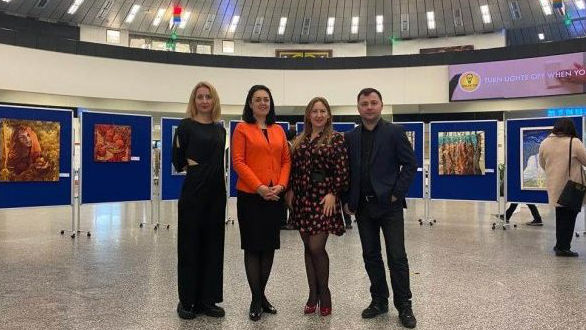 Două pictorițe din Moldova și-au expus lucrările la sediul ONU din Viena