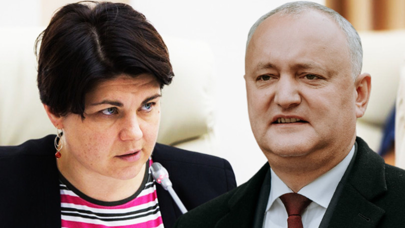 Додон: Госпожа Гаврилица, вам не стать премьер-министром. Коллаж: Point.md