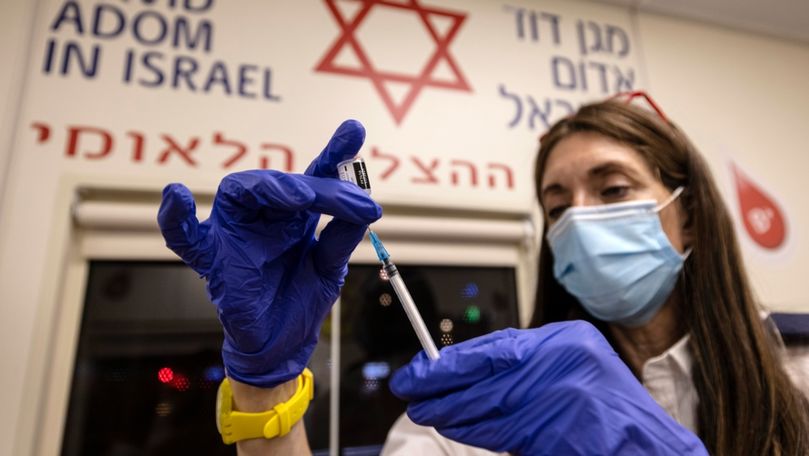 Israel recomandă vaccinarea tuturor persoanelor adulte cu a patra doză