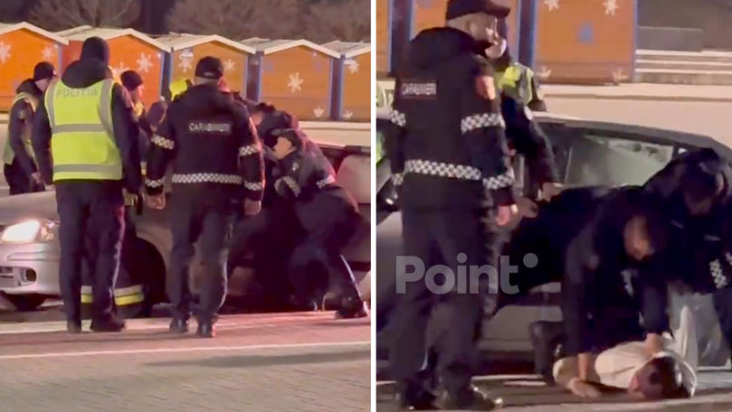 В Кишиневе произошла погоня полицейских за машиной с шестилетним ребенком.