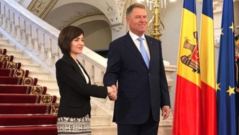 Maia Sandu a fost primită la Cotroceni de Klaus Iohannis