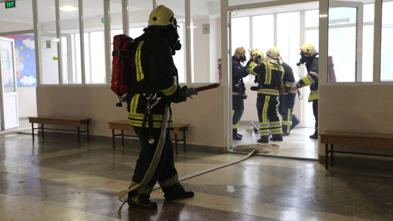 Salvatorii au participat la exerciții de simulare la Strășeni