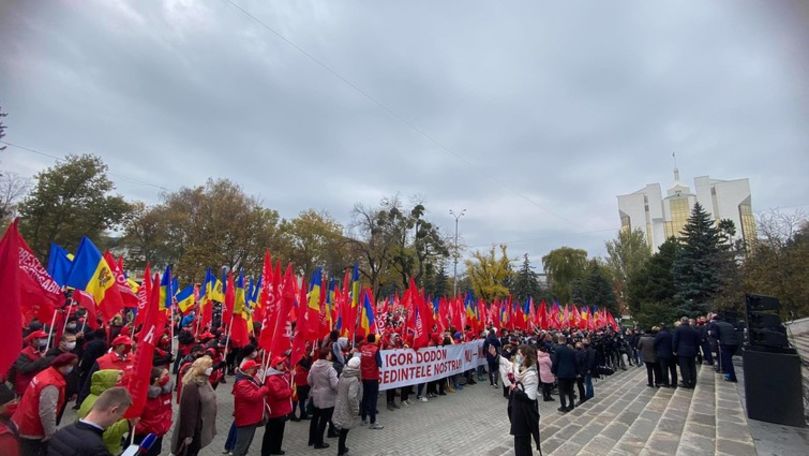 Manifestații pro-Dodon. Platforma DA cere pedepse: Ipocrizie fără limite