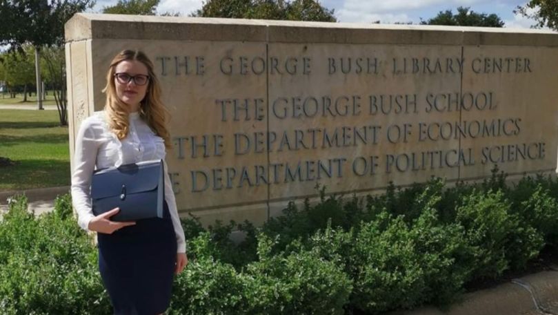 Cine este prima moldoveancă admisă la Universitatea lui George Bush