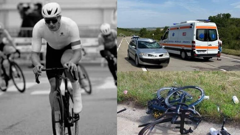 Ciclistul lovit mortal lângă Băcioi a fost condus pe ultimul drum