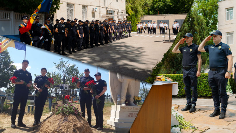Polițistul Serghei Muntean, comemorat la doi ani de la moarte
