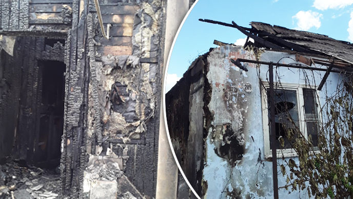 Un incendiu le-a distrus casa: Familia are acum nevoie de ajutor