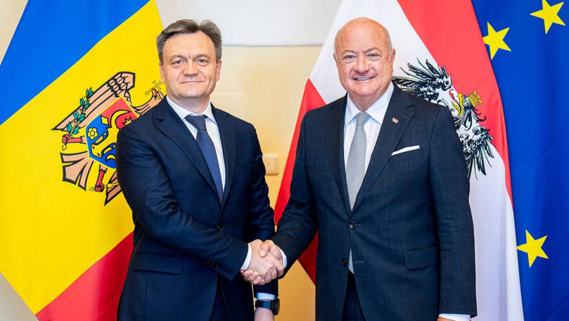 Dorin Recean a discutat cu omologul său austriac, Christian Stocker