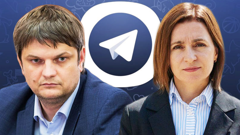 Conturile de Telegram ale Maiei Sandu și Andrei Spînu, sparte