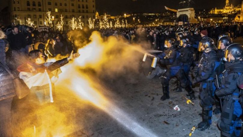 O nou protest ridică tensiunea la Budapesta. Viktor Orban, sub presiune