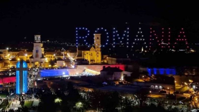 Spectacol inedit de lumini cu 100 de drone de Ziua Naţională a României