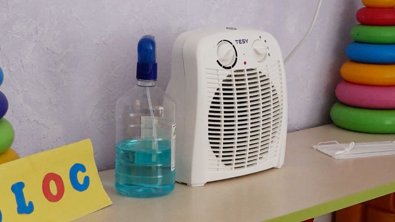 В детсадах Бельц стало очень холодно без отопления.