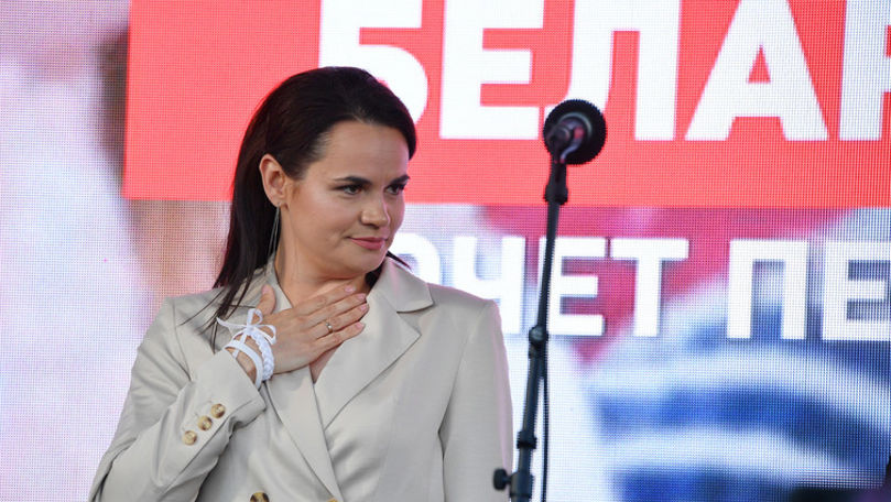 Belarus acuză Lituania că a recunoscut-o ca lider pe Tihanovskaia