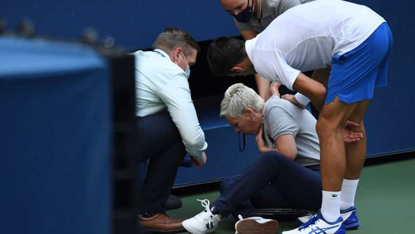 Amenințări cu moartea pentru arbitrul lovit de Novak Djokovic la US Open