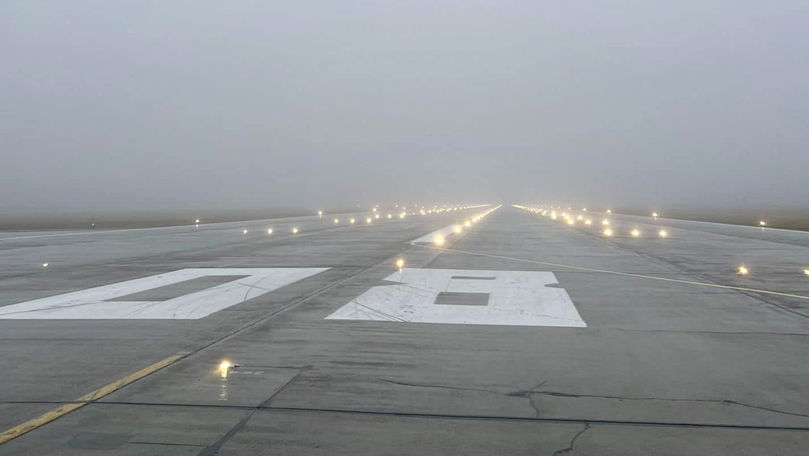 Pe Aeroportul Chișinău, testat sistemul pentru aterizarea sigură a avioanelor în condiții de ceață.