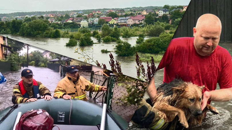 Străzi inundate și localități fără curent: Lvov, lovit de ploi puternice