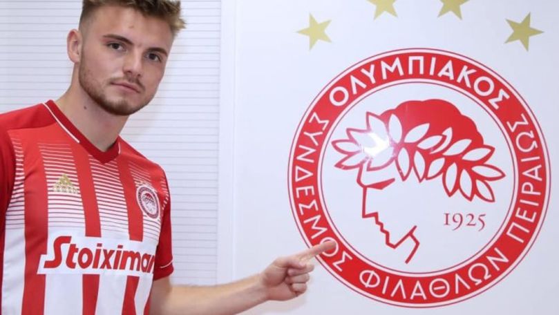 Oleg Reabciuk a jucat primul său meci în echipa Olympiacos Pireu