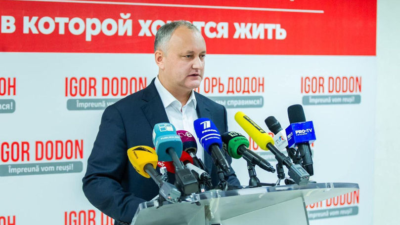 Dodon: Salutăm rezultatul partidului Alternativa pentru Germania