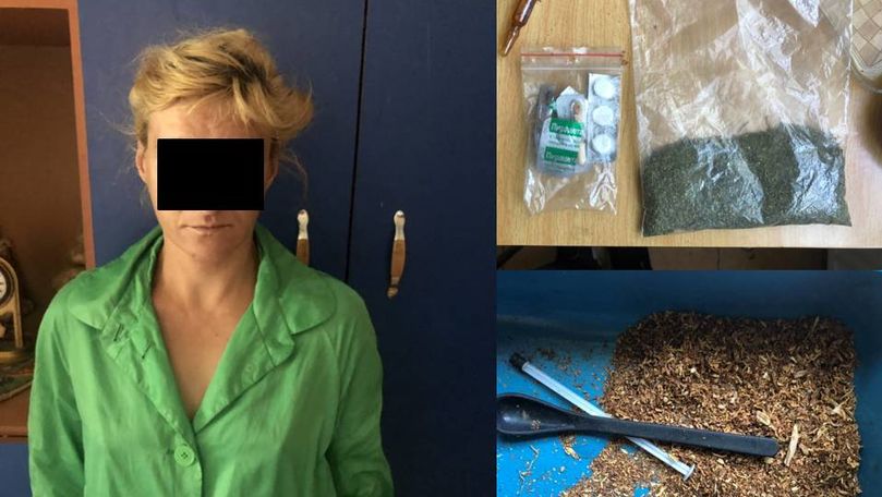Droguri de 20.000 de lei, găsite în Chișinău: Polițiștii au tăiat ușa