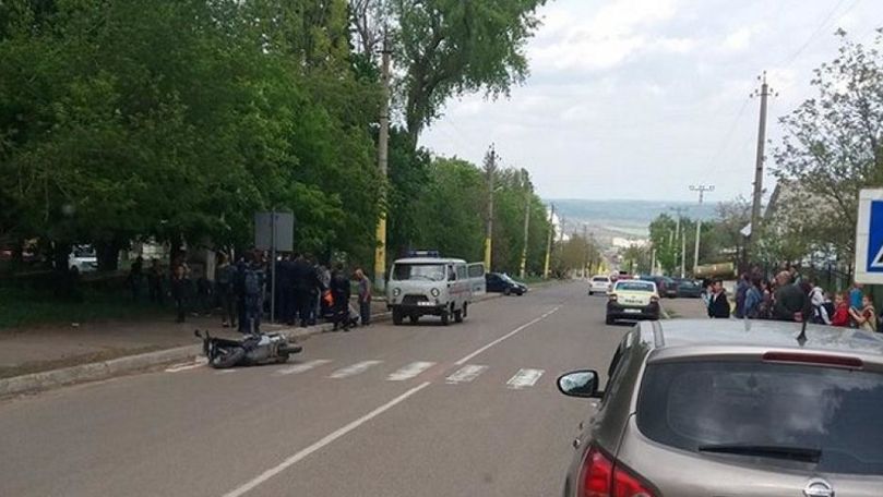 Accident la Soroca: O elevă din clasa a treia, lovită de un motociclist