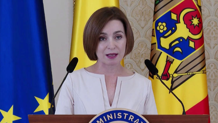 Президент Республики Молдова Майя Санду. 
