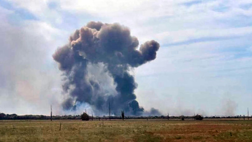 Explozii în Crimeea: Ucrainenii spun că au distrus mai multe rachete