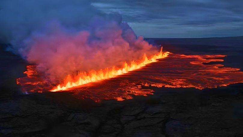 Un vulcan a erupt pentru a noua oară de la sfârșitul anului 2023