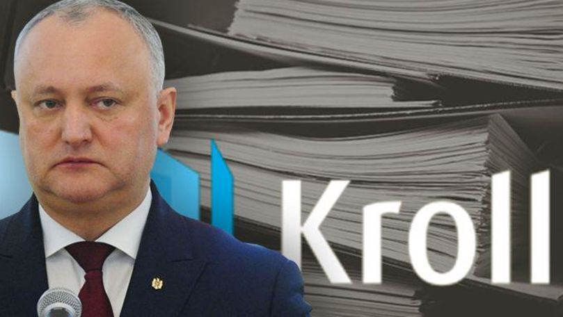 Dodon: Acheta agenției Kroll a dus la pierderi de bani și de timp