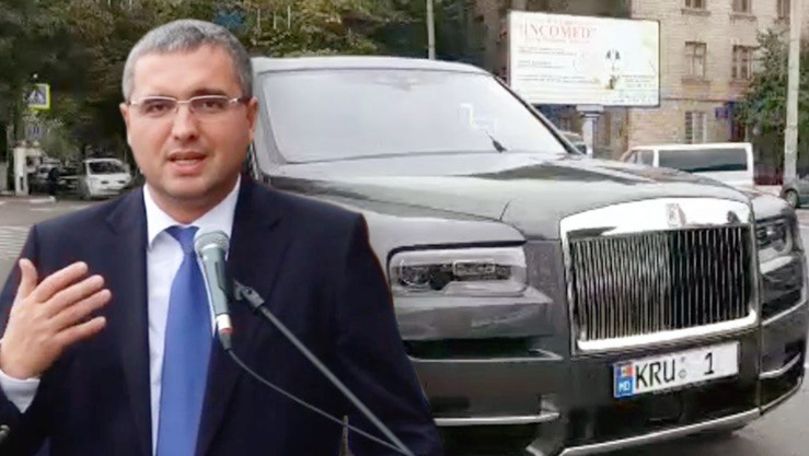 Renato Usatîi a venit la Primăria din Bălți cu noul Rolls-Royce