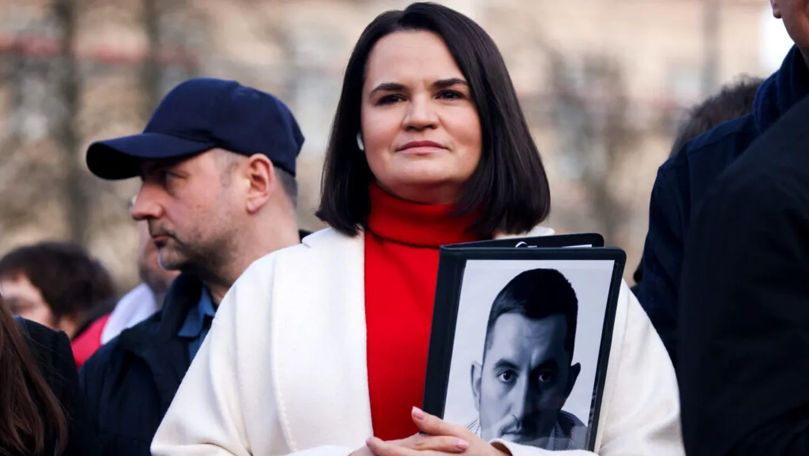Svetlana Tihanovskaia, în vizită la Kiev pentru prima dată de la începutul războiului