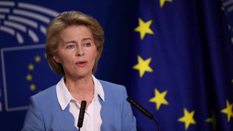 Președinta Comisiei Europene, Ursula von der Leyen, a ajuns la Chișinău