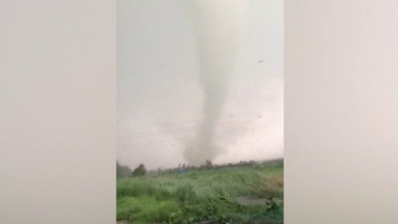 Localnicii unor sate din nordul Chinei, îngroziţi de un vârtej uriaş