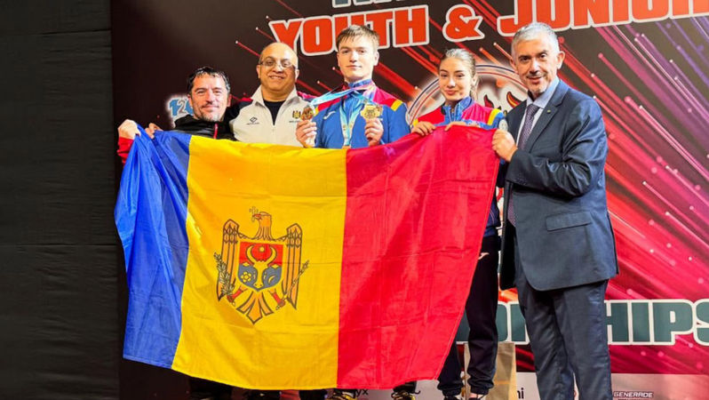 Halterofilul moldovean Danu Secrieru a devenit campion mondial U17